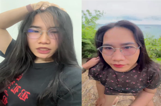 Đang đi chơi em nổi hứng muốn liếm bi