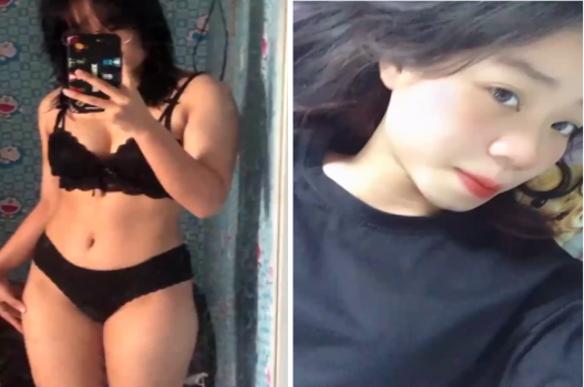 Em ngây ngô khoe bím rồi bị phá luôn