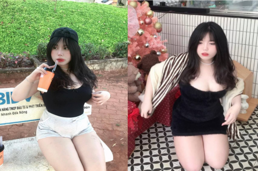 Ngực bự làm con chim bé ngại ngùng