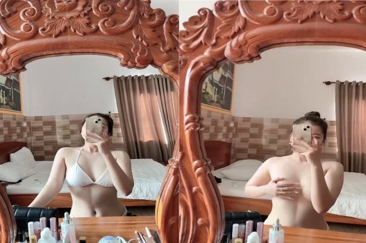 Phang em từ ban công tới tận phòng khách